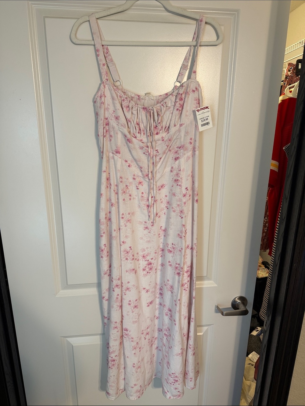 T.J.Maxx Light Pink Floral Dress